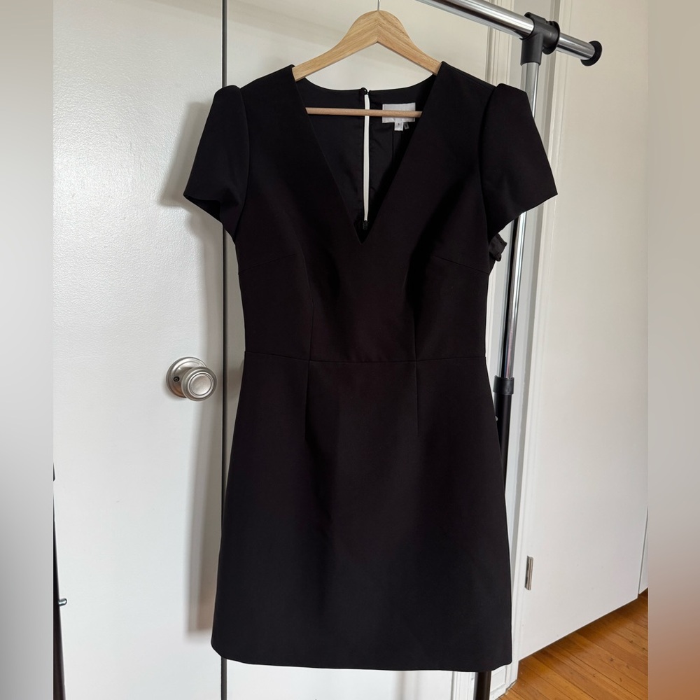 Milly Atalie Cady black dress US6 black NWT